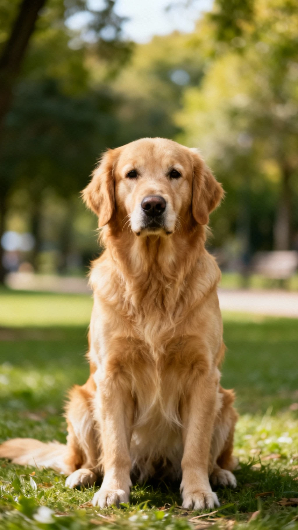 talking Golden Retriever template